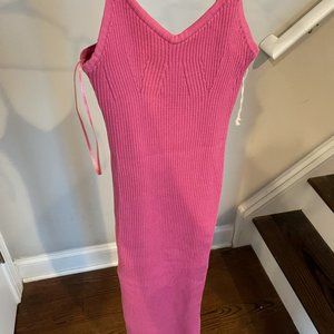 Yolanda Ribbed Knit Midi Dress - Extra Small